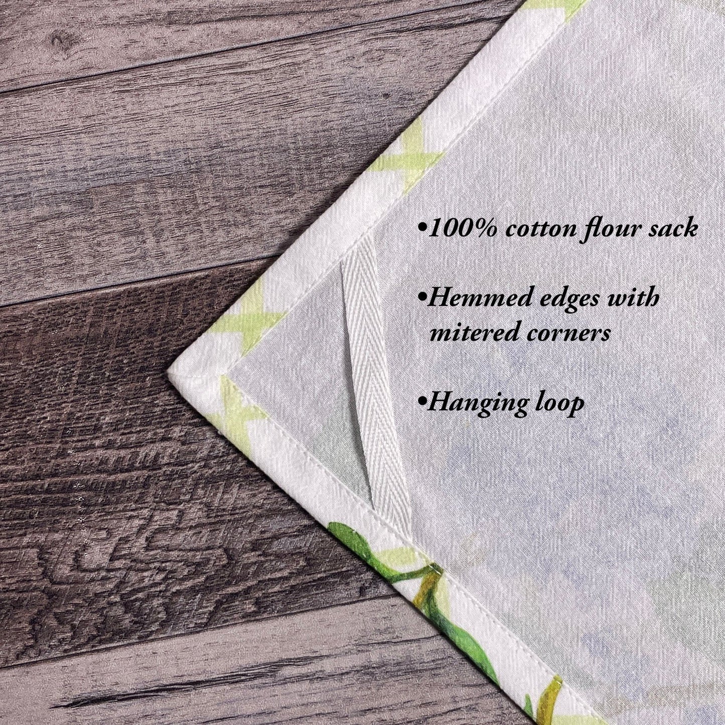 Wildflower Field Guide by Sally Eckman Roberts 100% Cotton Flour Sack Kitchen Towel