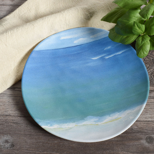 Merritt Shoreline by Carole Shiber 8-1/2" Melamine Salad Plate, Set of 6