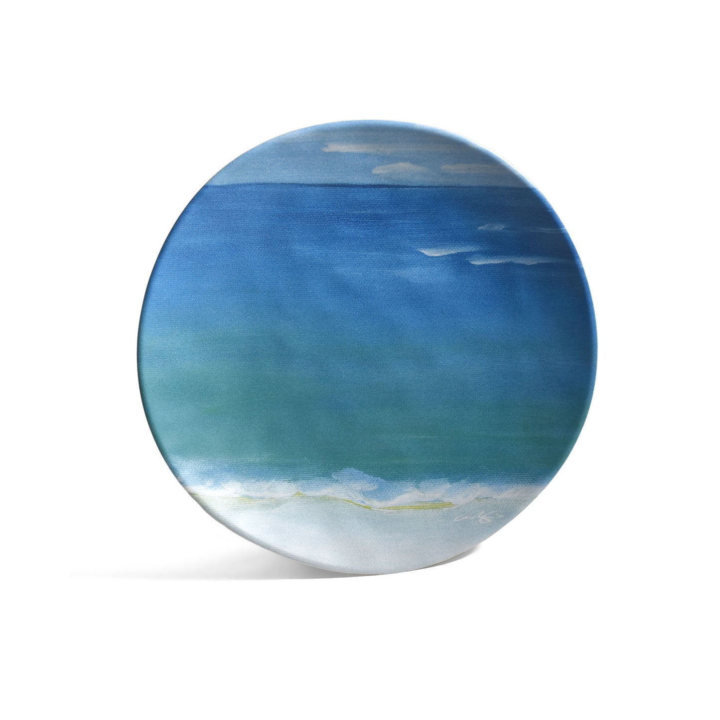 Merritt Shoreline by Carole Shiber 8-1/2" Melamine Salad Plate, Set of 6