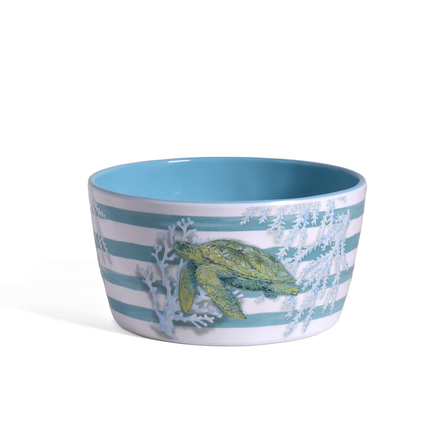 Merritt Designs Sea Turtle 5-1/2" Melamine Single Serving Salad Bowl, Multi