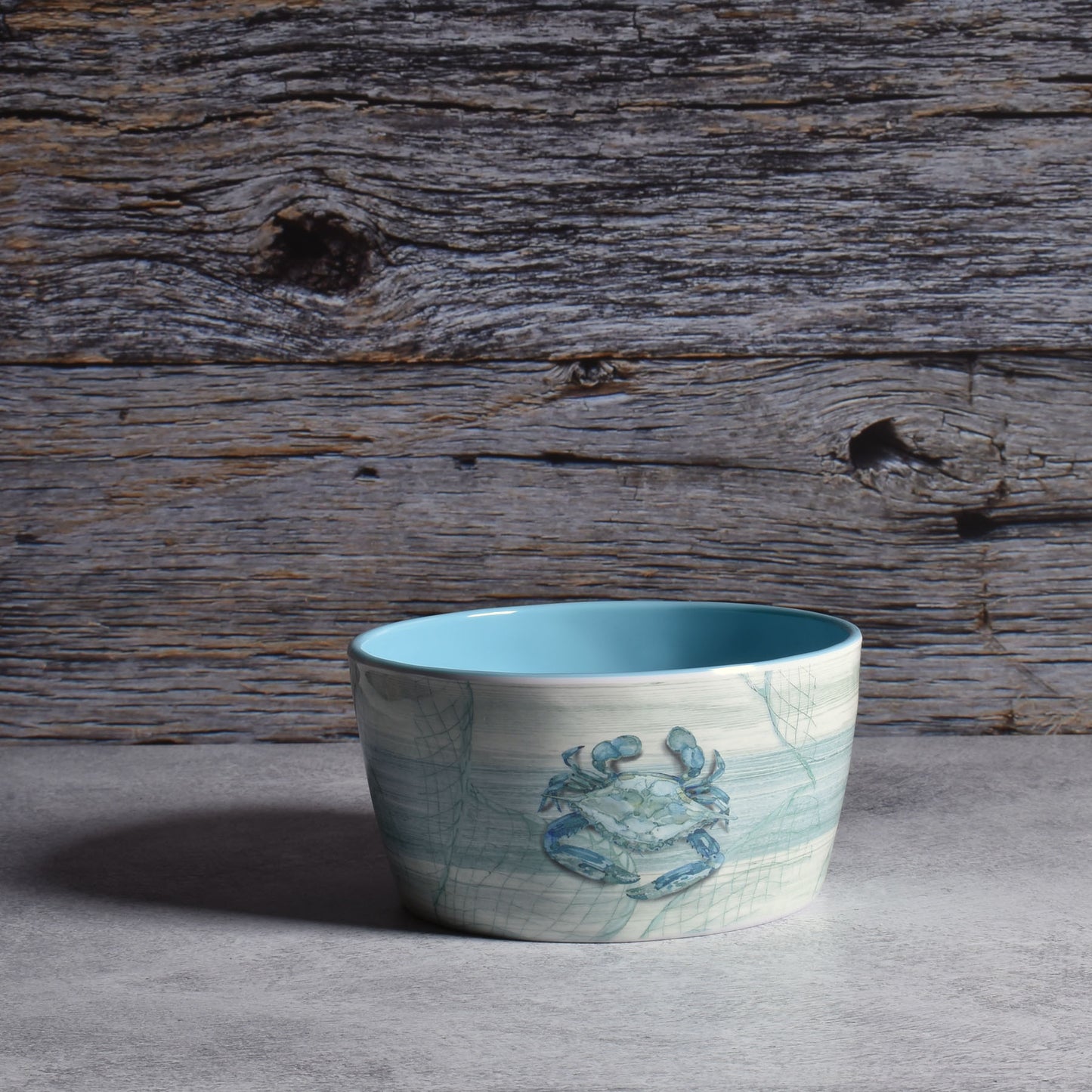 Merritt Designs Northpoint Crab 5-1/2" Melamine Single Serving Salad Bowl, Multi