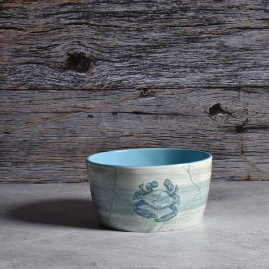 Merritt Designs Northpoint Crab 5-1/2" Melamine Single Serving Salad Bowl, Multi