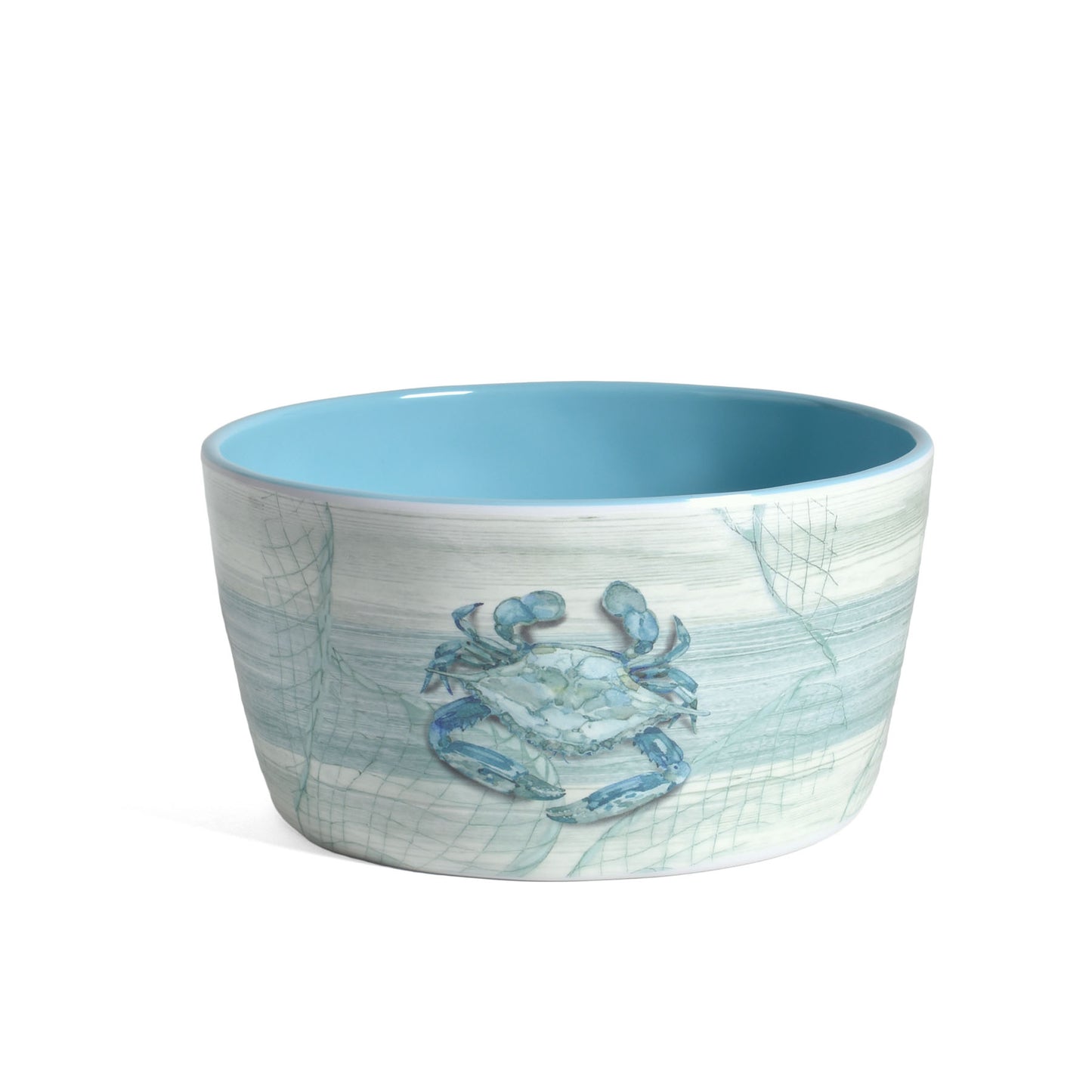 Merritt Designs Northpoint Crab 5-1/2" Melamine Single Serving Salad Bowl, Multi