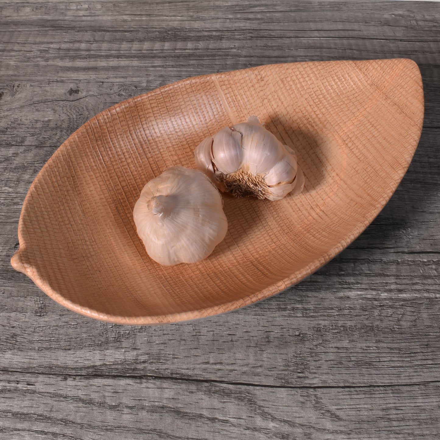 Merritt Designs Banana Leaf Melamine Salad Bowl, BPA Free