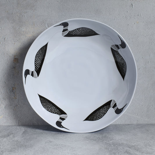 Loons by Kate Nelligan 11-1/2" Melamine Serving Bowl