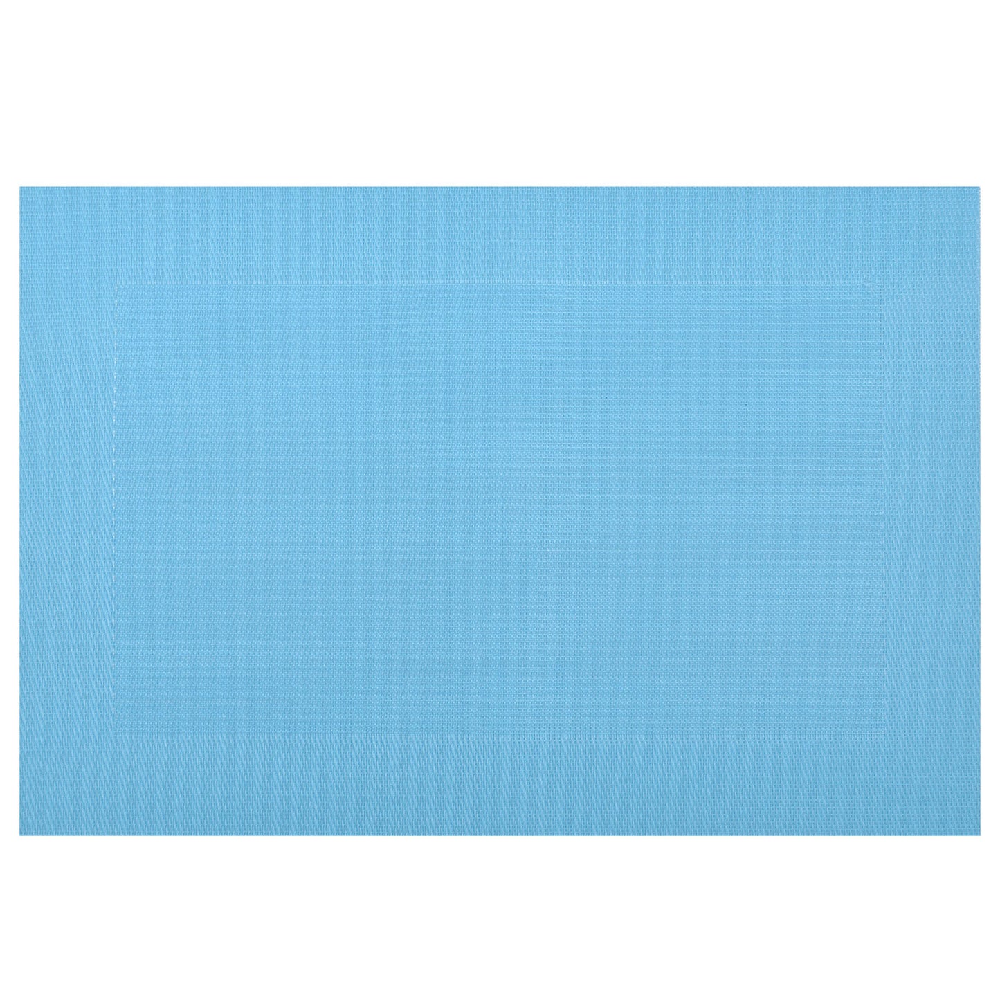 Woven Vinyl Easy Care 19" x 13" Rectangular Placemat, Set of 4