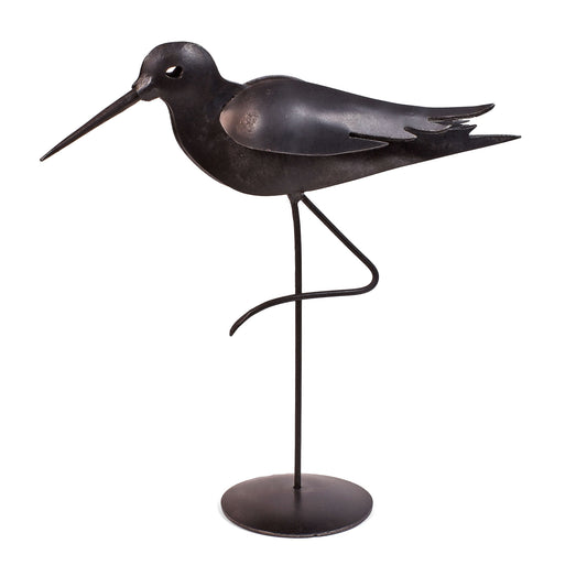 Blackthorne Forge 9" Sandpiper Steel Sculpture, Handcrafted in Vermont