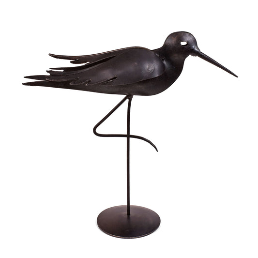 Blackthorne Forge 9" Sandpiper Steel Sculpture, Handcrafted in Vermont