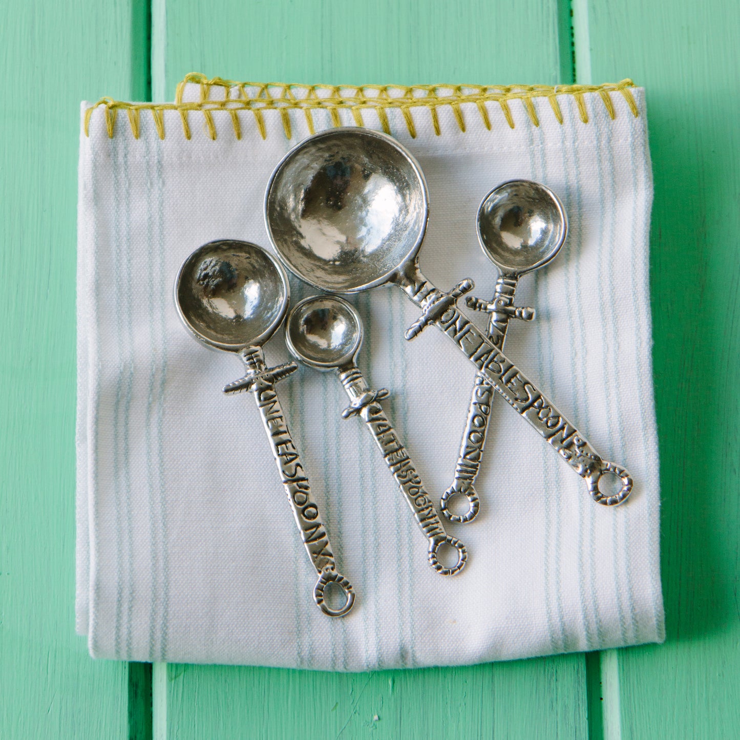 Crosby & Taylor Replacement Pewter Measuring Spoon, Celtic Pattern