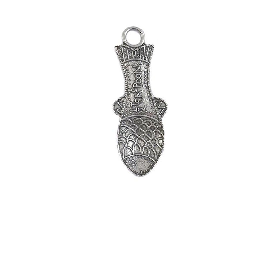 Crosby & Taylor Replacement Pewter Measuring Spoon, Fish Pattern