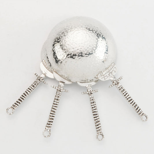 Crosby & Taylor Celtic 4-piece Pewter Measuring Cup Set, Handmade in the USA