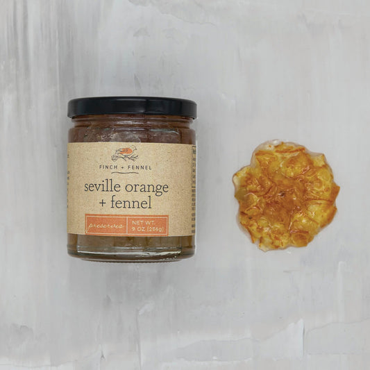 Finch + Fennel™ Seville Orange + Fennel Preserves, 9-ounce Jar