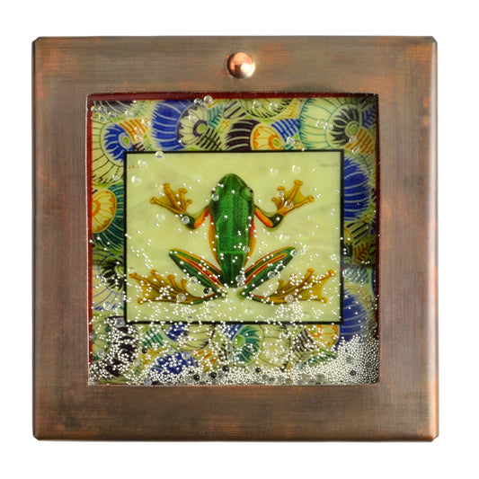 Grace Gunning Frog Copper Reliquary Decorative Box