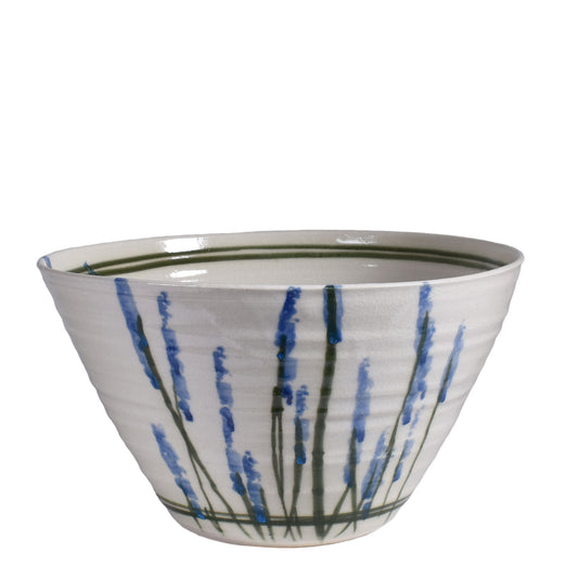 American Handmade Centerpiece Bowl by Holman Pottery, Wildflower, Each One Varies