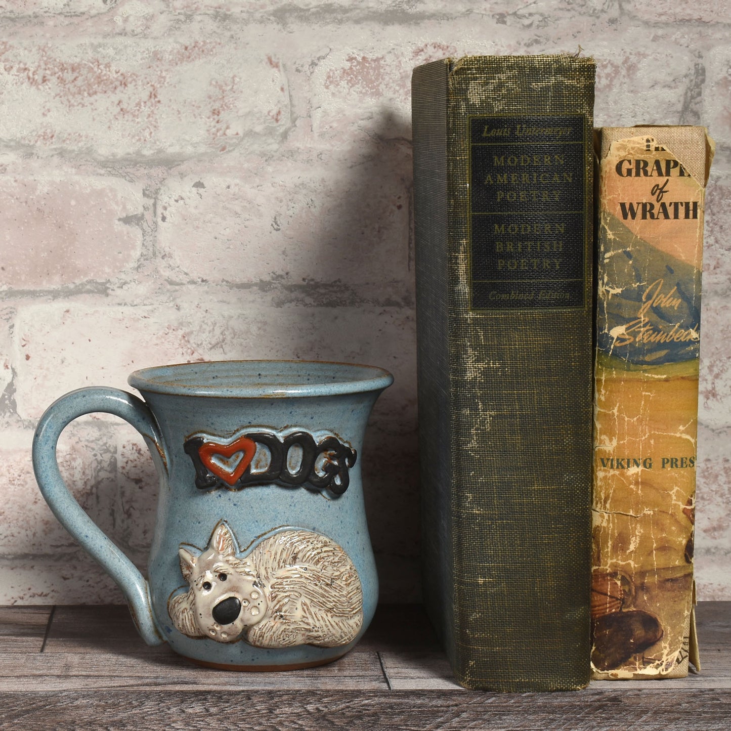 I Love Dogs Handmade American Pottery Coffee Mug