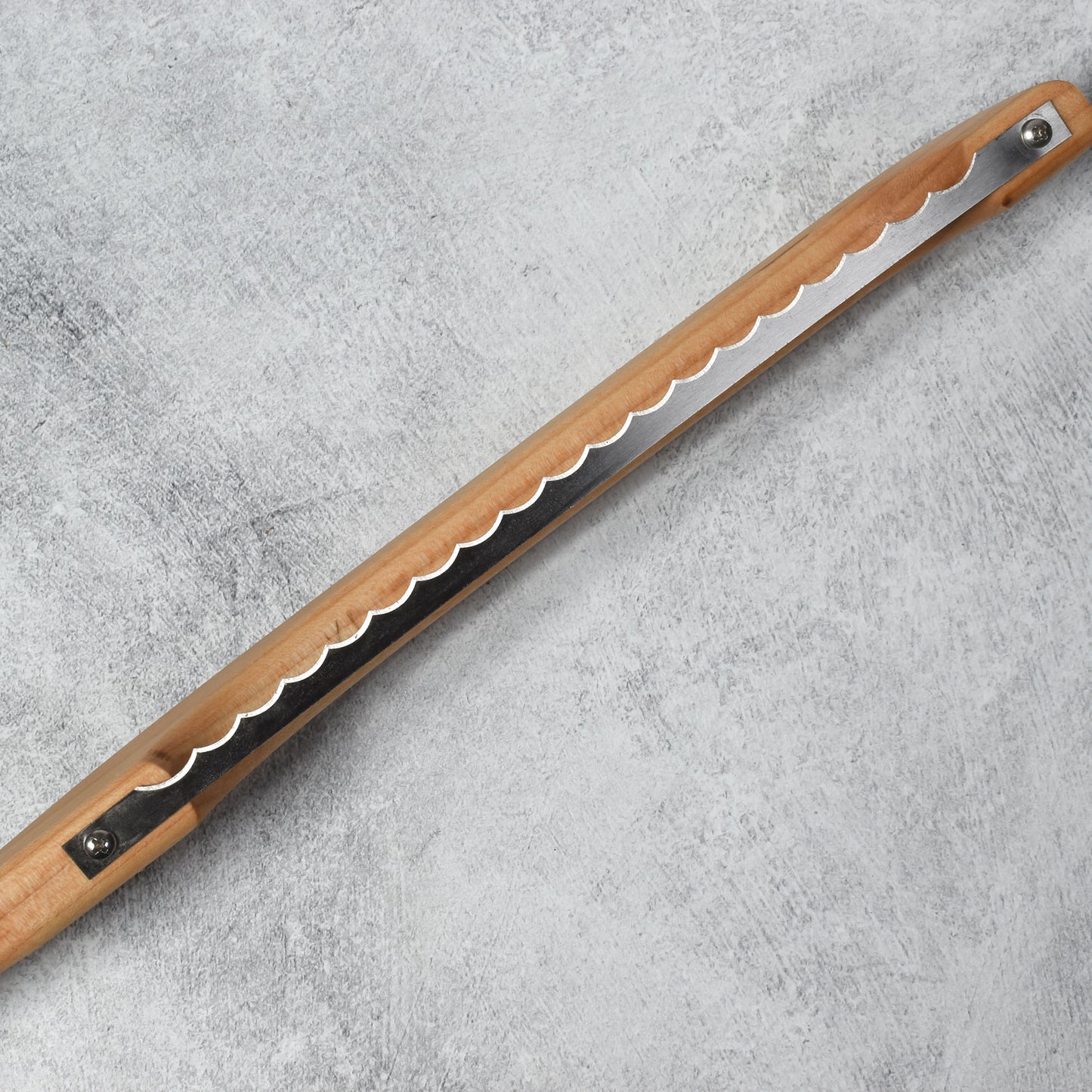 American Handmade 8-inch Serrated Bread Knife with Maple Wood Handle