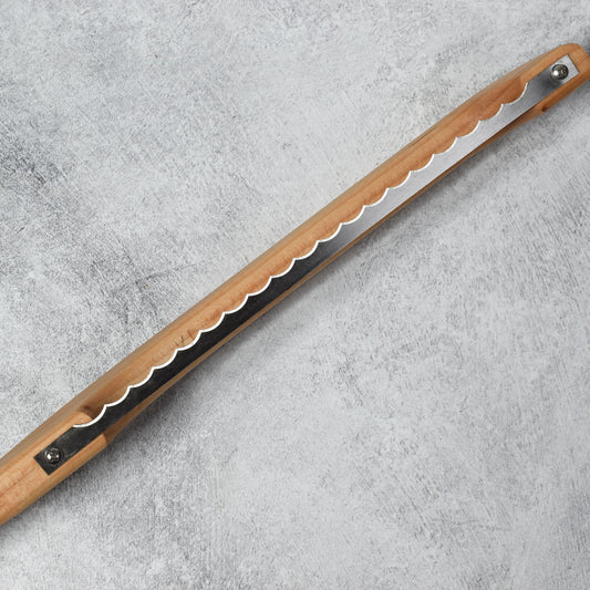 American Handmade 8-inch Serrated Bread Knife with Maple Wood Handle