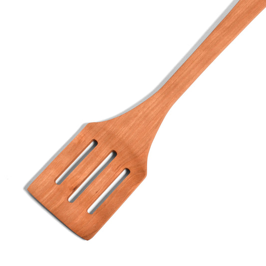 American Handmade Cherry Wood Slotted Spatula
