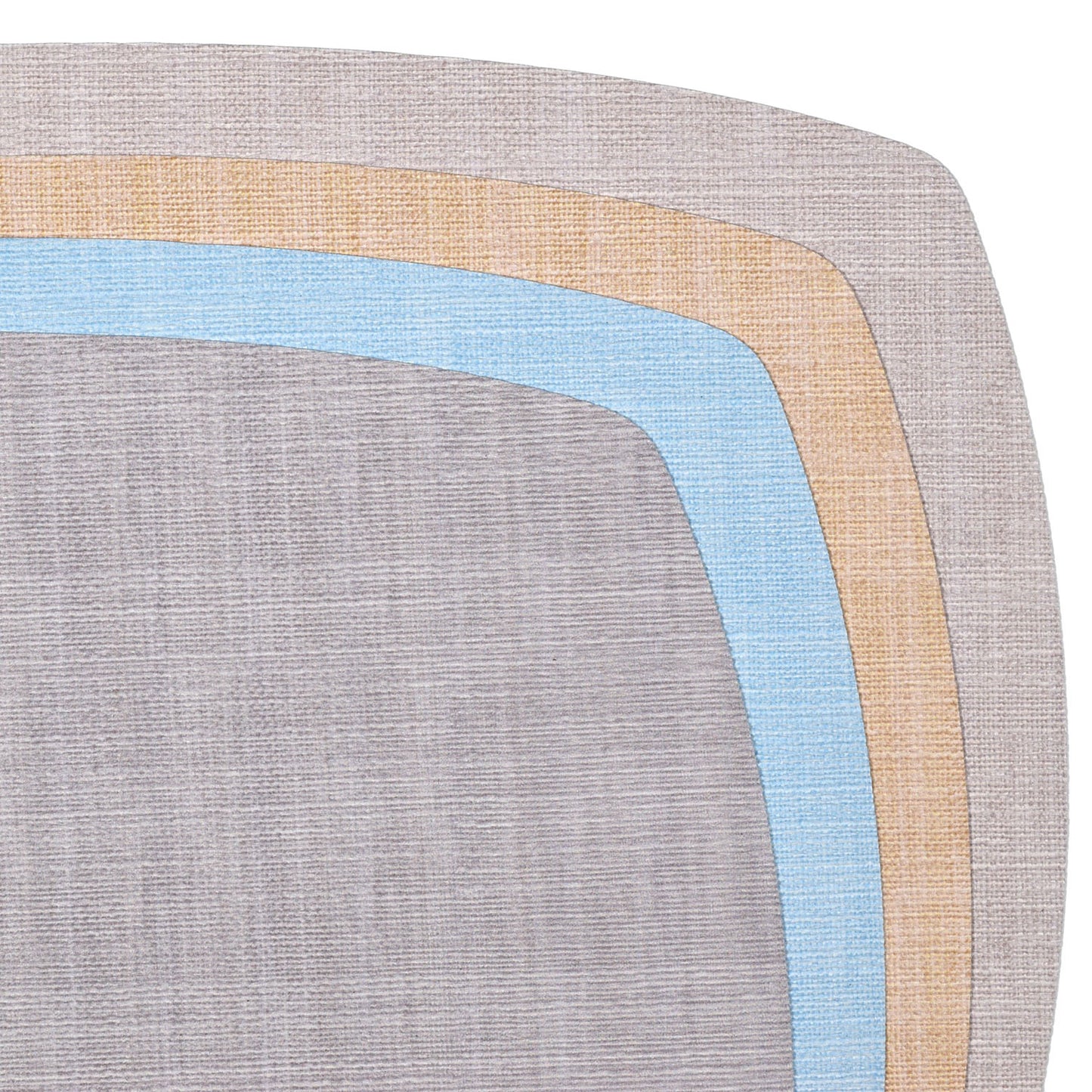 Linen Texture 17" x 13" Premium Vinyl Placemat, Set of 4