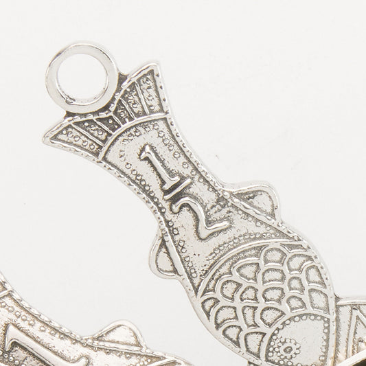 Crosby & Taylor Replacement Pewter Measuring Cup, Fish Pattern