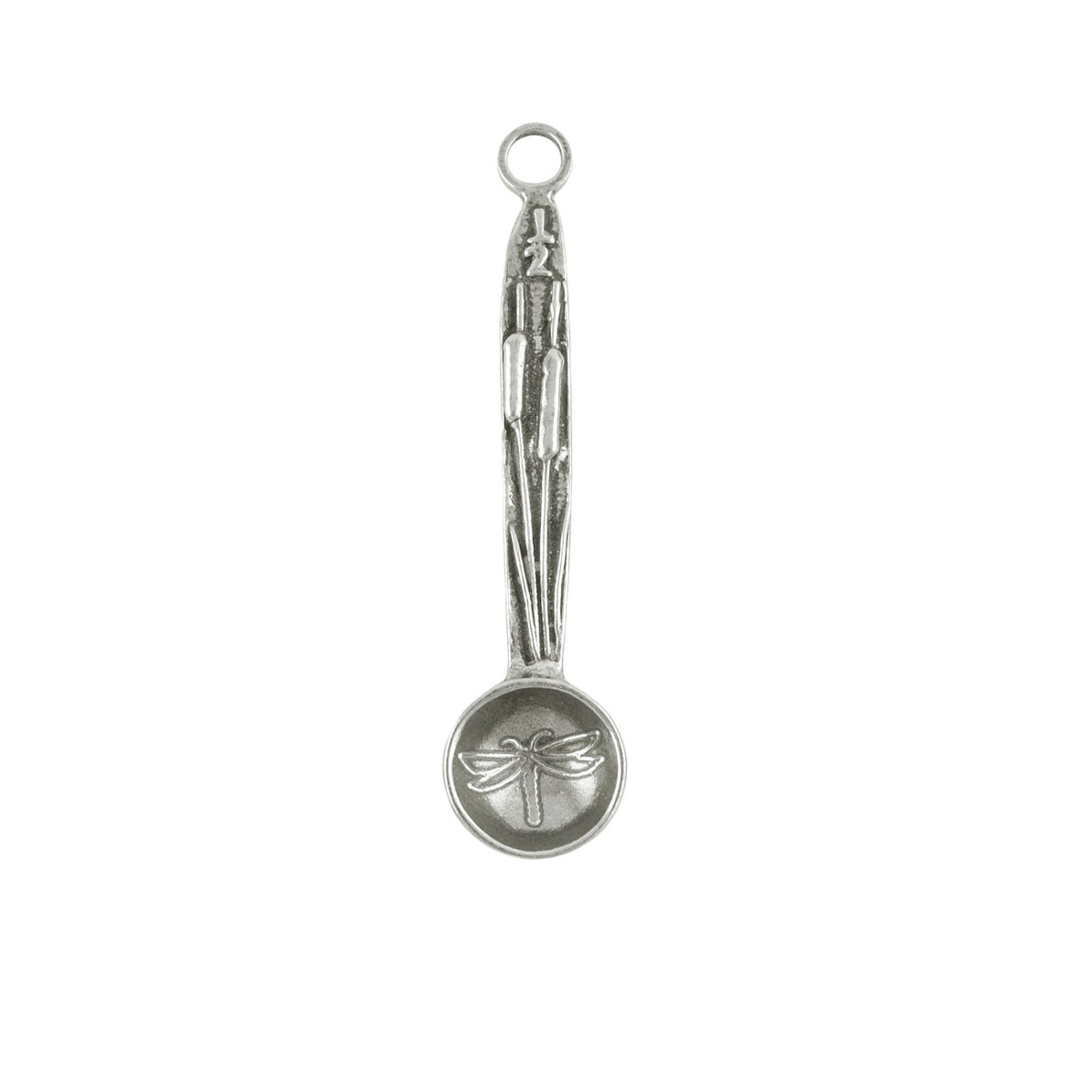 Crosby & Taylor Replacement Pewter Measuring Spoon, Dragonfly Pattern