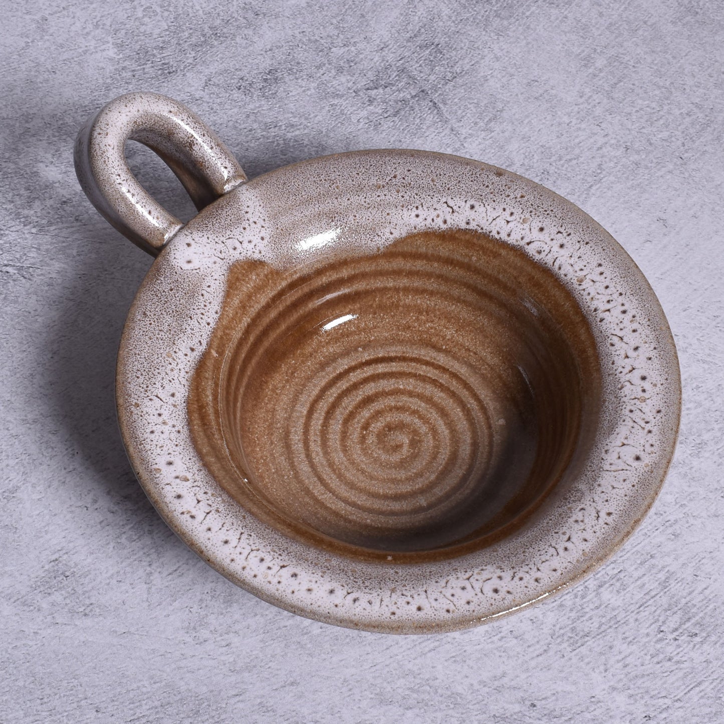 Single Serving Microwave Omelet Maker by MudWorks Pottery, Cocoa