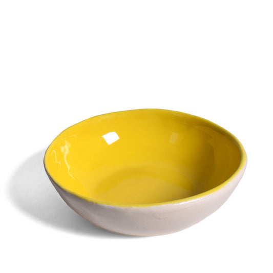 Nori's Wishes Studio 4-1/2" Salsa/Dipping Bowl, Yellow
