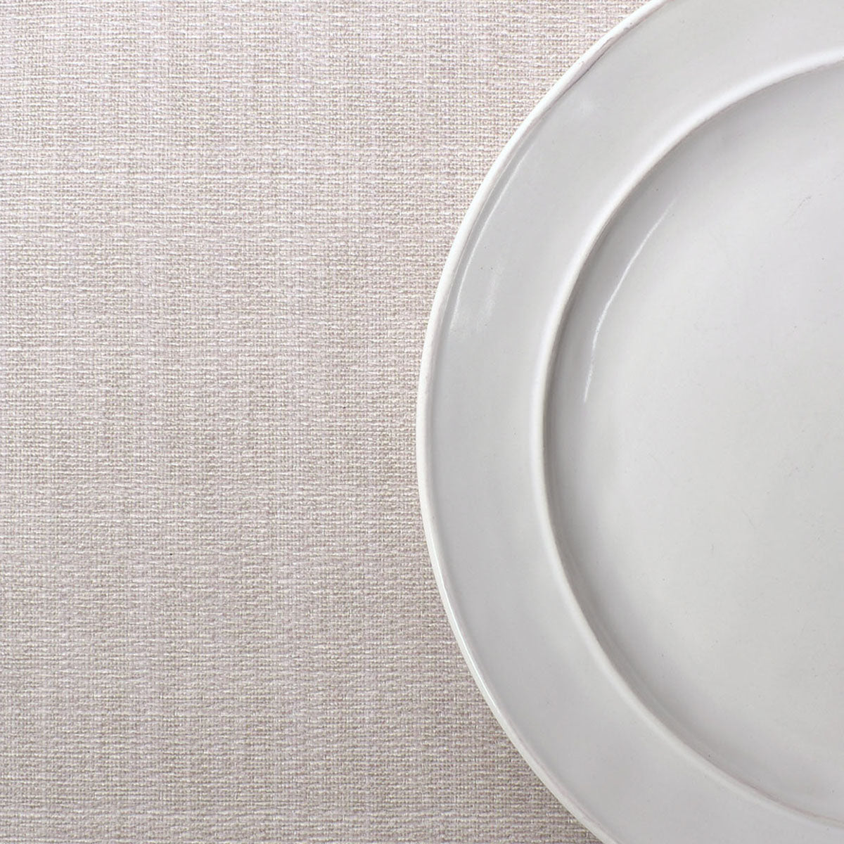 Linen Texture 17" x 13" Premium Vinyl Placemat, Set of 4