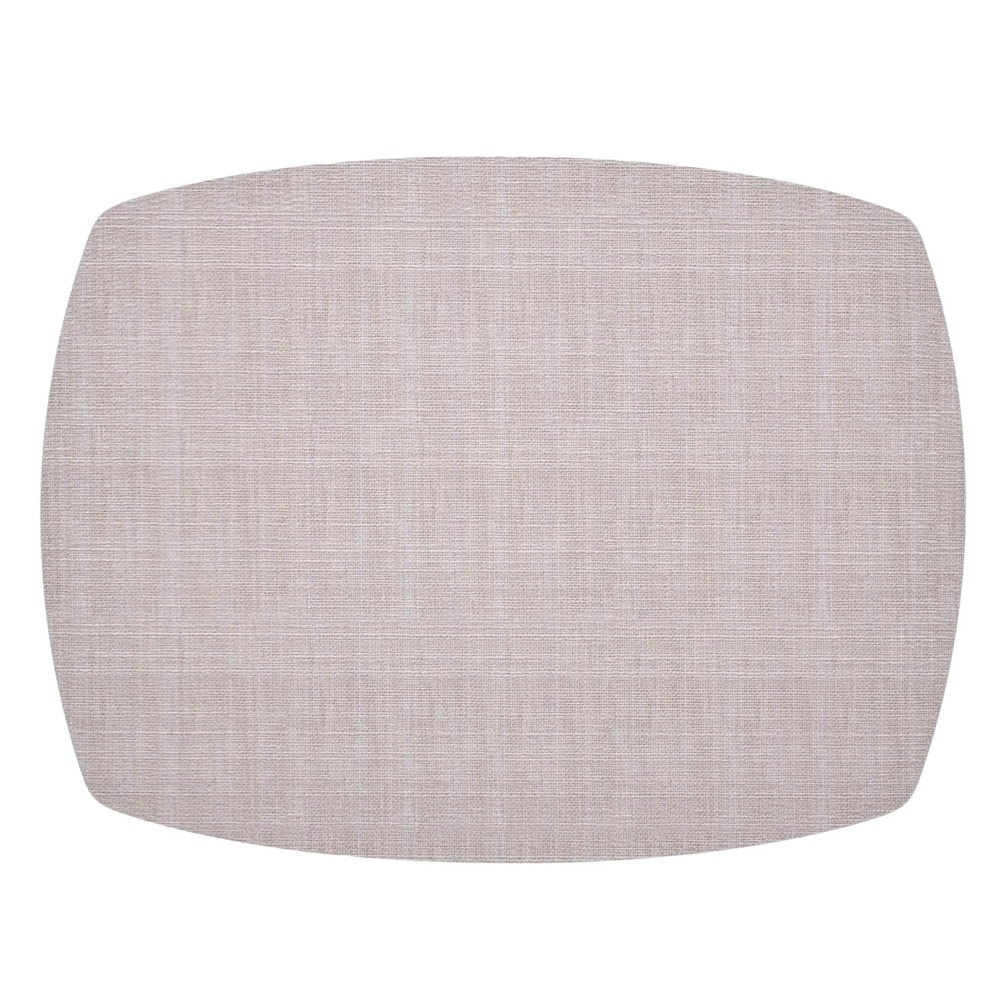 Linen Texture 17" x 13" Premium Vinyl Placemat, Set of 4