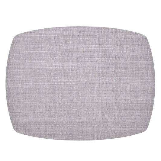 Linen Texture 17" x 13" Premium Vinyl Placemat, Set of 4