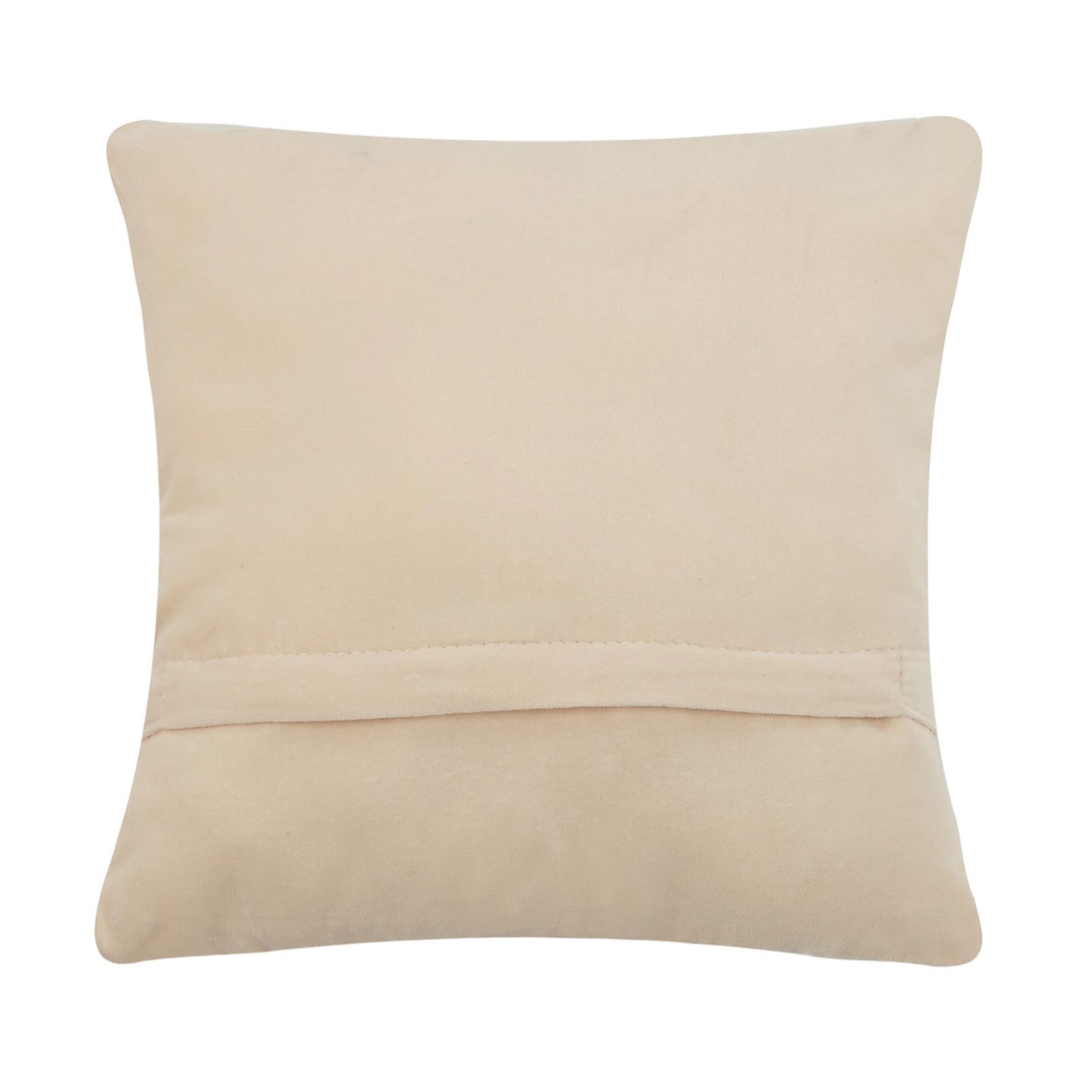 Campfire Scene 16" Square Hooked Wool Throw Pillow with Polyfill Insert, Blue/Green/Multi