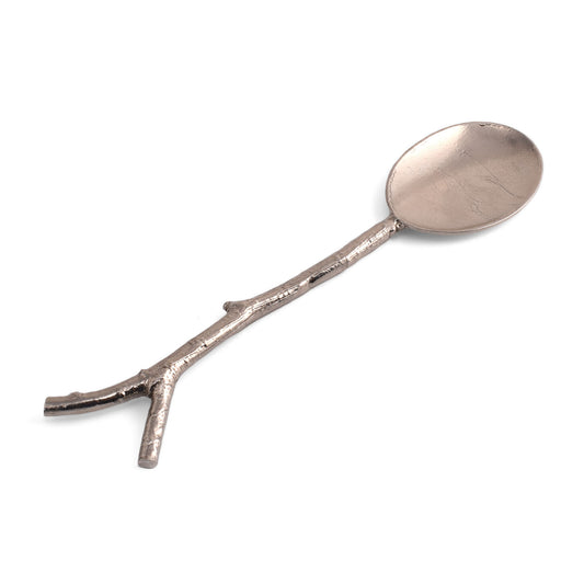 Crosby & Taylor American Handmade Pewter Twig Large Serving Spoon