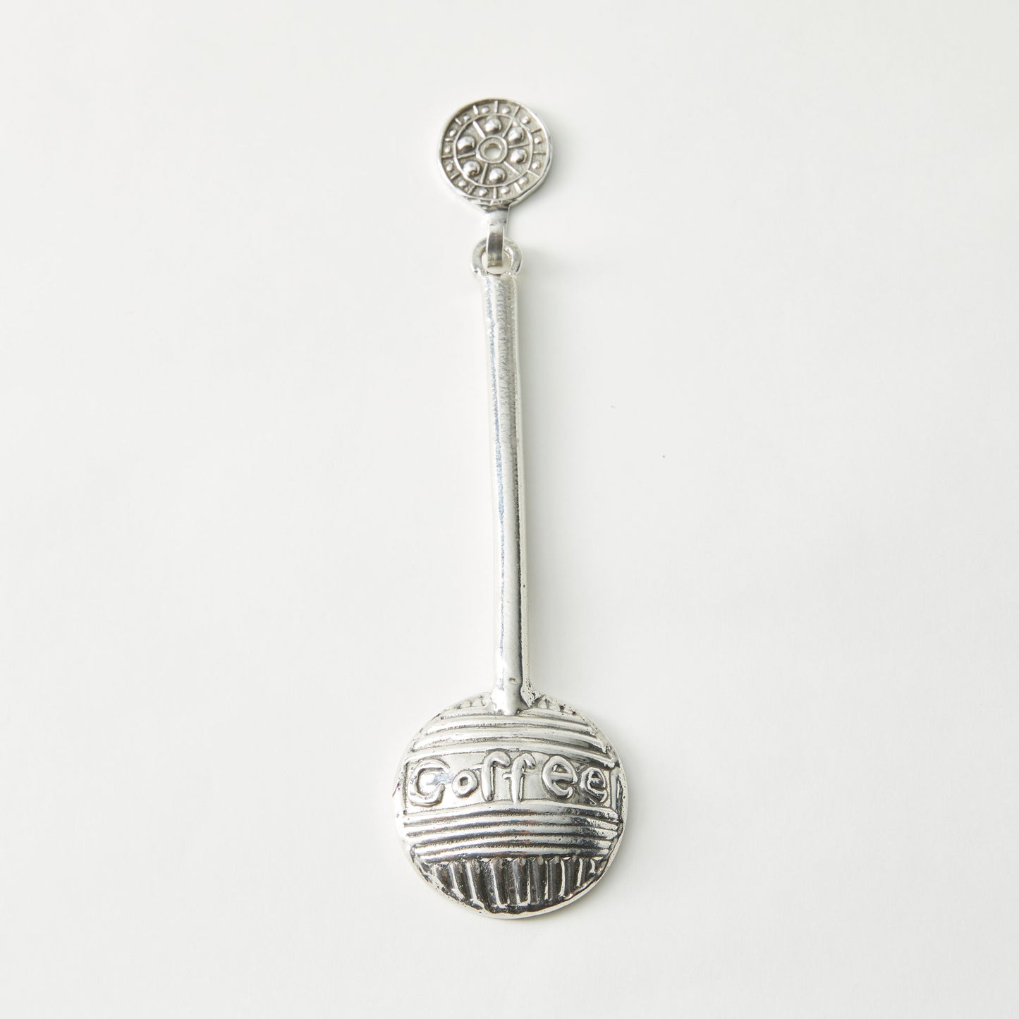 Crosby & Taylor Pewter Coffee Scoop with Hook, Handmade in the USA