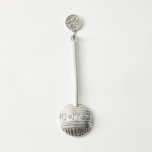 Crosby & Taylor Pewter Coffee Scoop with Hook, Handmade in the USA