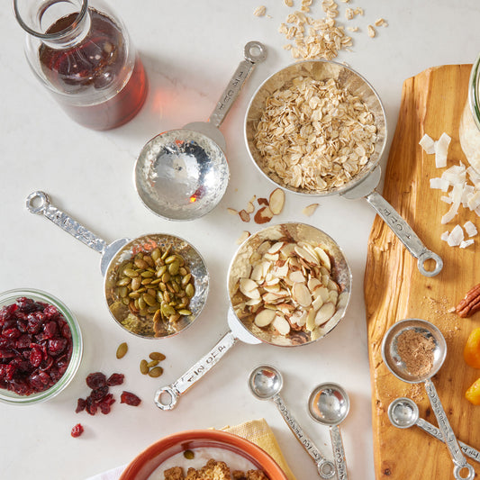 Crosby & Taylor Homestead Artisan Pewter Measuring Cup Set