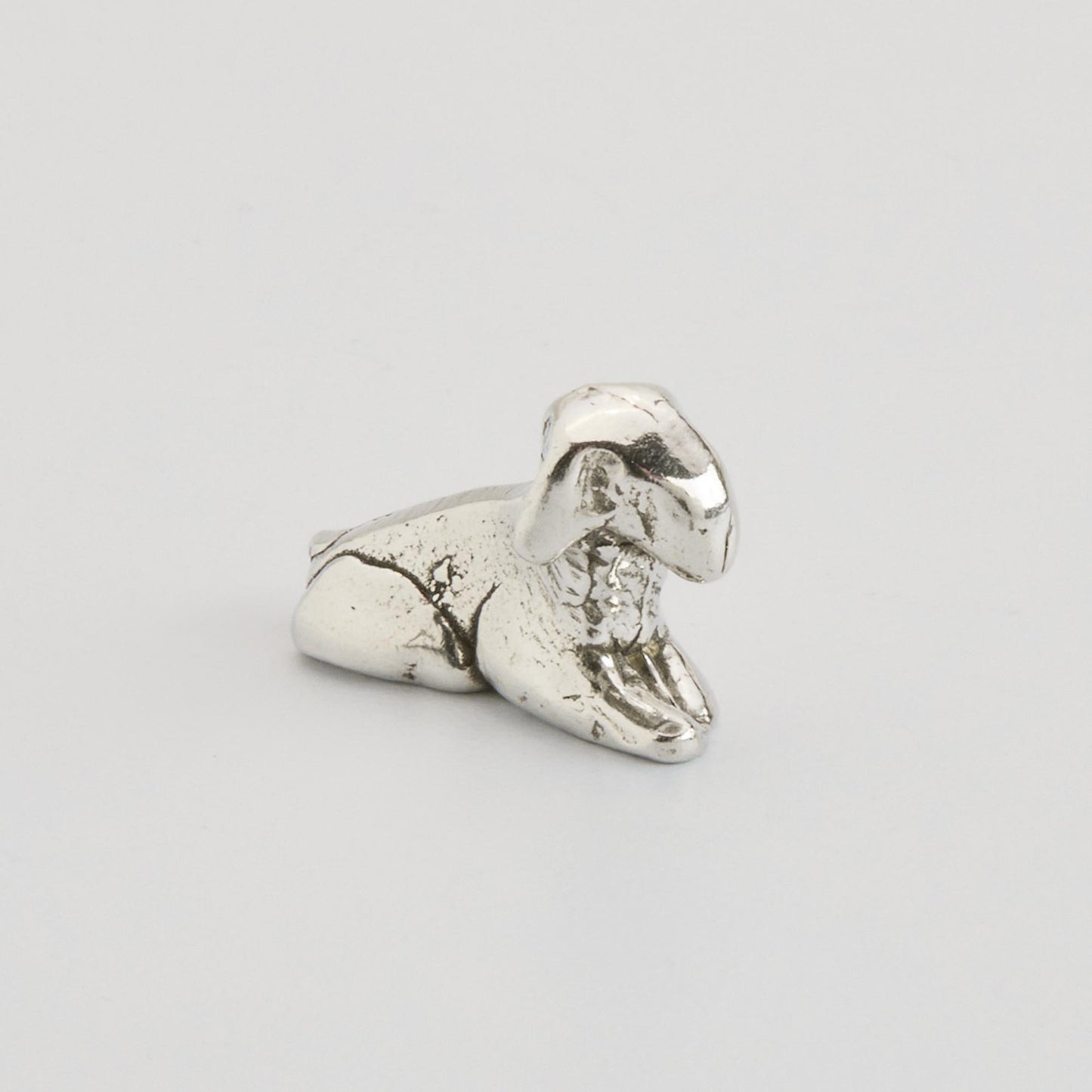 Crosby & Taylor Pewter Miniature Nativity Figurine, Lamb