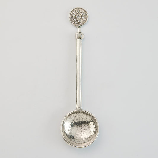 Crosby & Taylor Pewter Coffee Scoop with Hook, Handmade in the USA