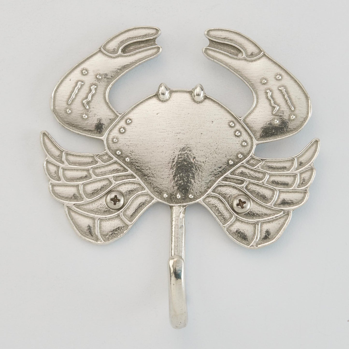 Crosby & Taylor Crab Wall Hook, American Handmade Pewter