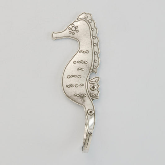 Crosby & Taylor Seahorse Wall Hook, American Handmade Pewter