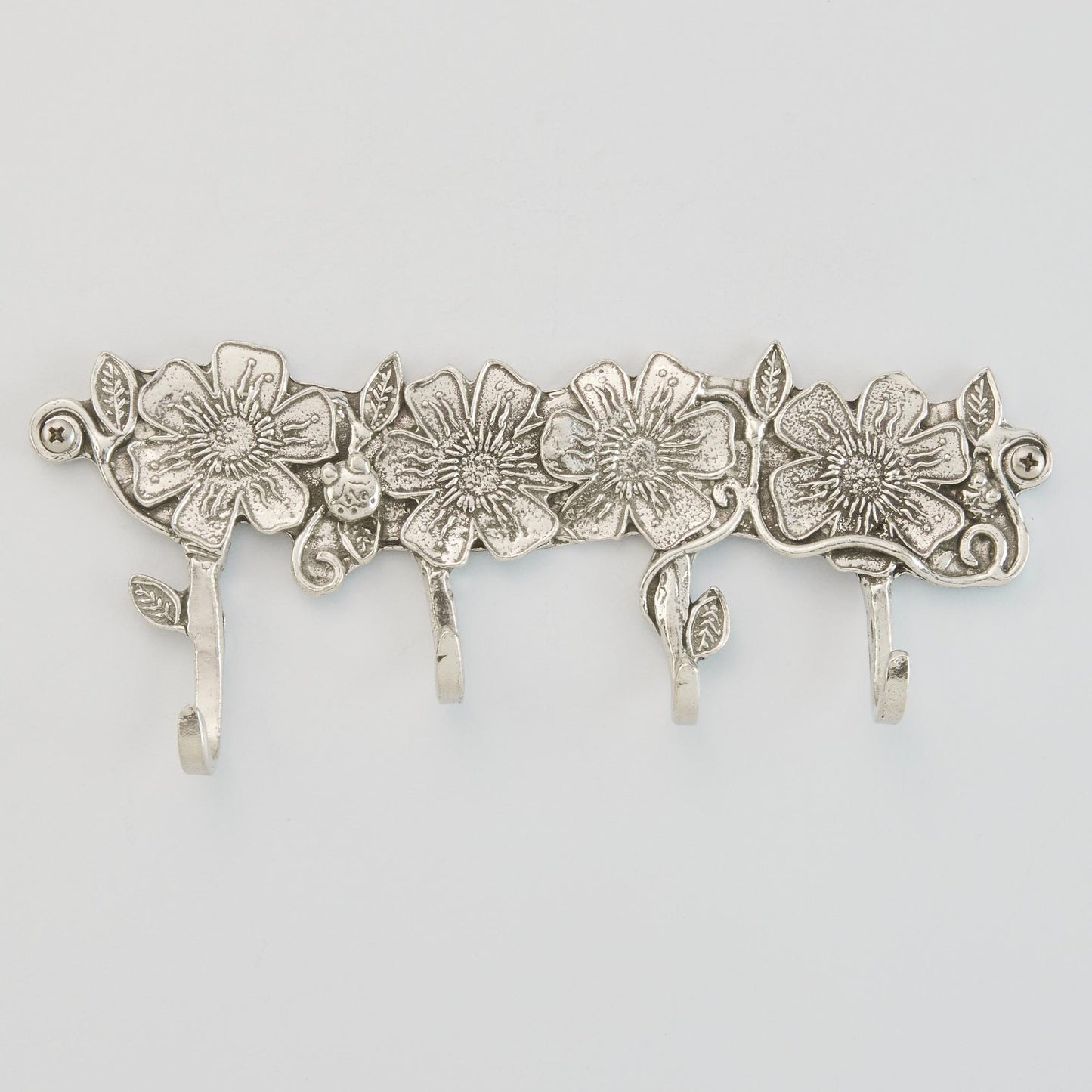 Crosby & Taylor Flowers American Handmade Pewter Key Rack