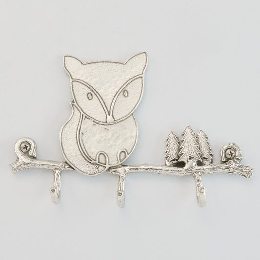 Crosby & Taylor Fox American Handmade Pewter Key Rack