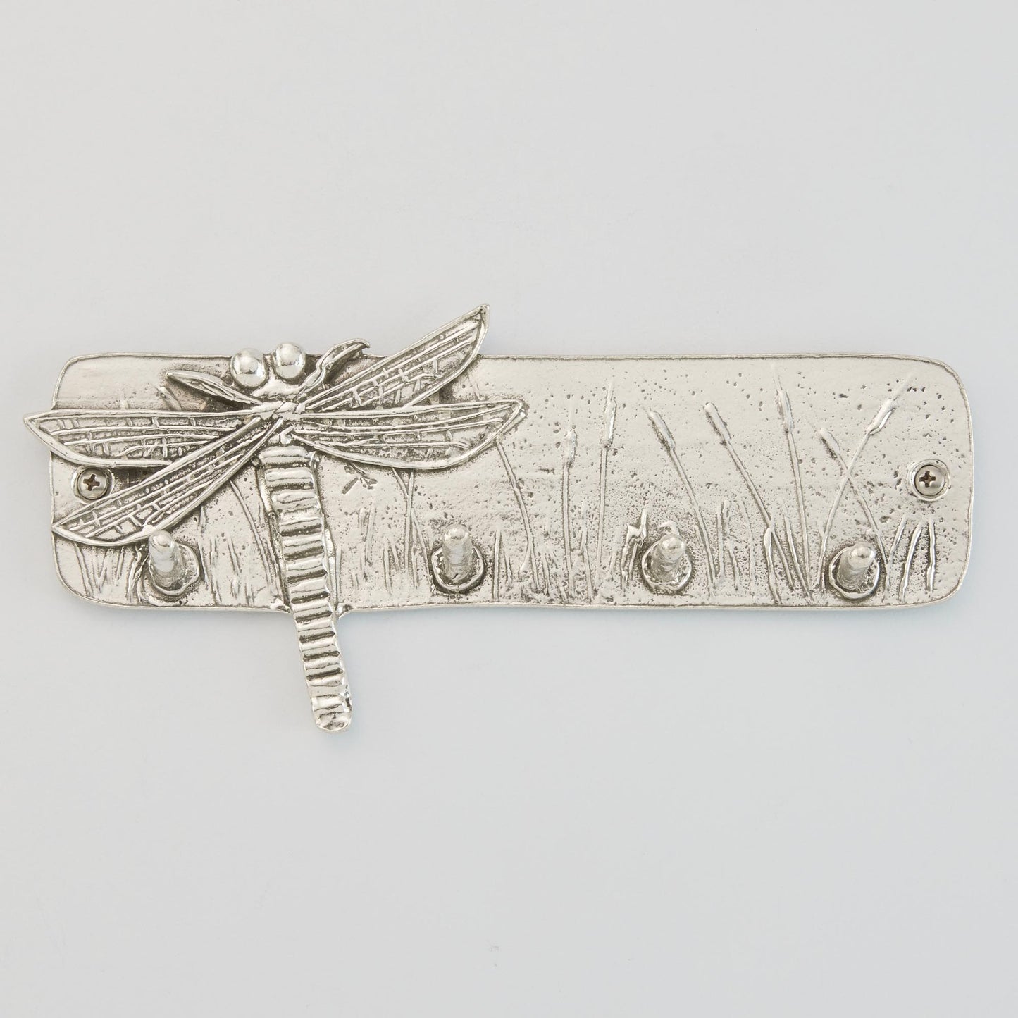 Crosby & Taylor Dragonfly American Handmade Pewter Key Rack