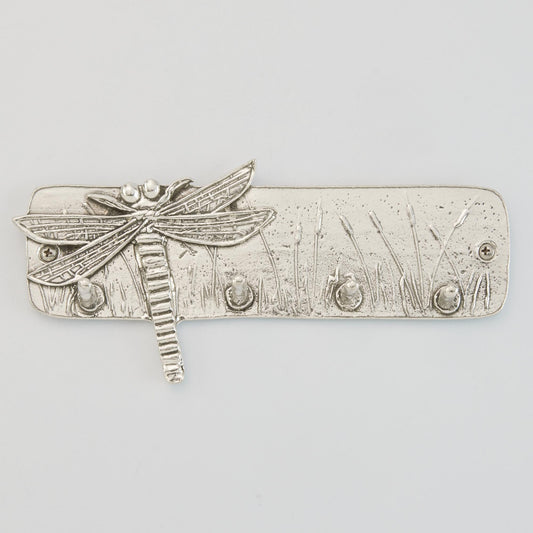 Crosby & Taylor Dragonfly American Handmade Pewter Key Rack