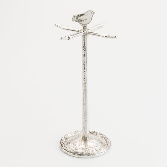 Crosby & Taylor Bird Artisan Pewter Display Stand Post for Measuring Cups