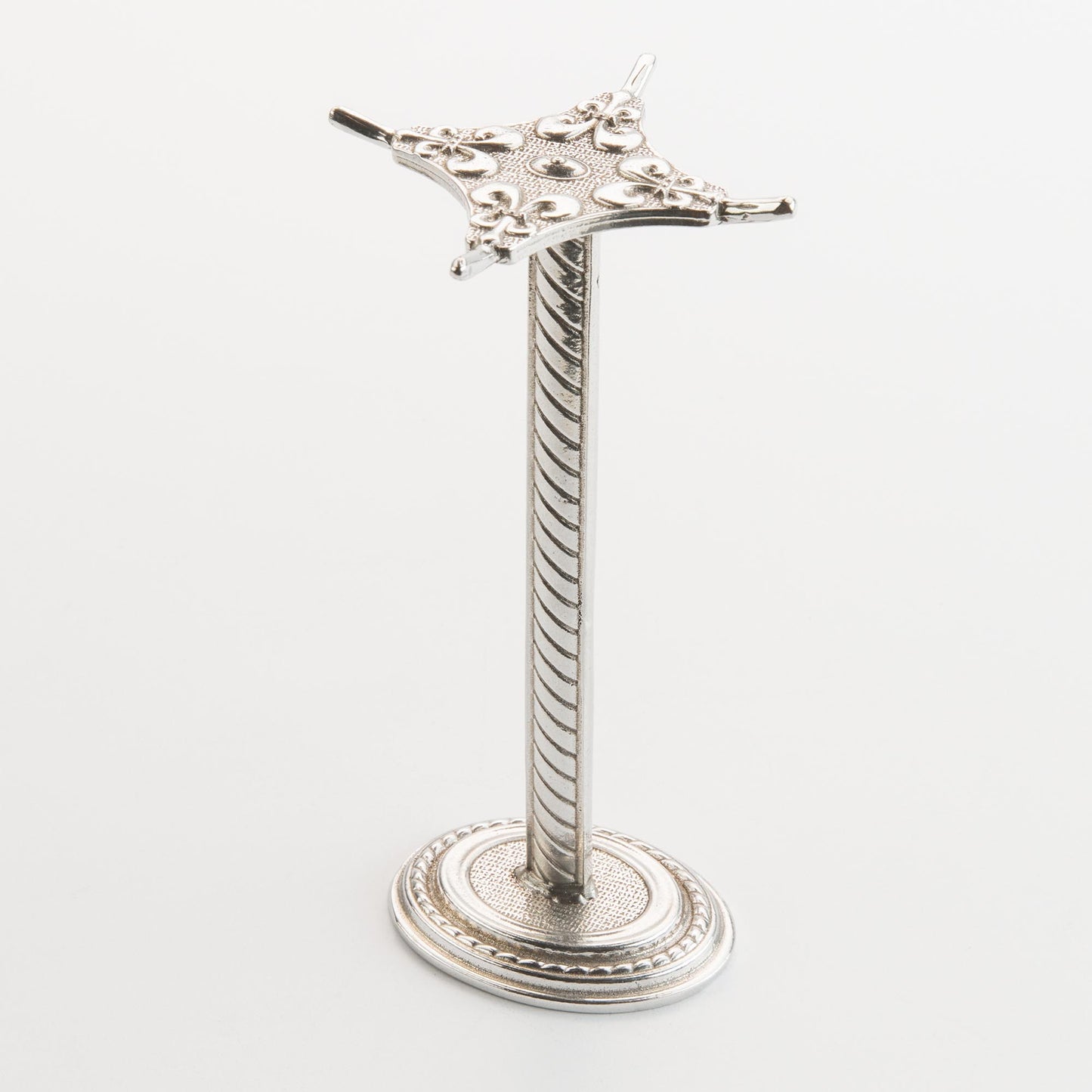 Crosby & Taylor Fleur de Lys Artisan Pewter Display Stand Post for Measuring Spoons