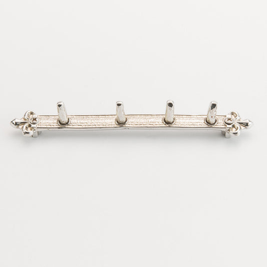 Crosby & Taylor Fleur de Lys Pewter Wall Hanging Strip for Crosby & Taylor Measuring Spoons (Not Cups)