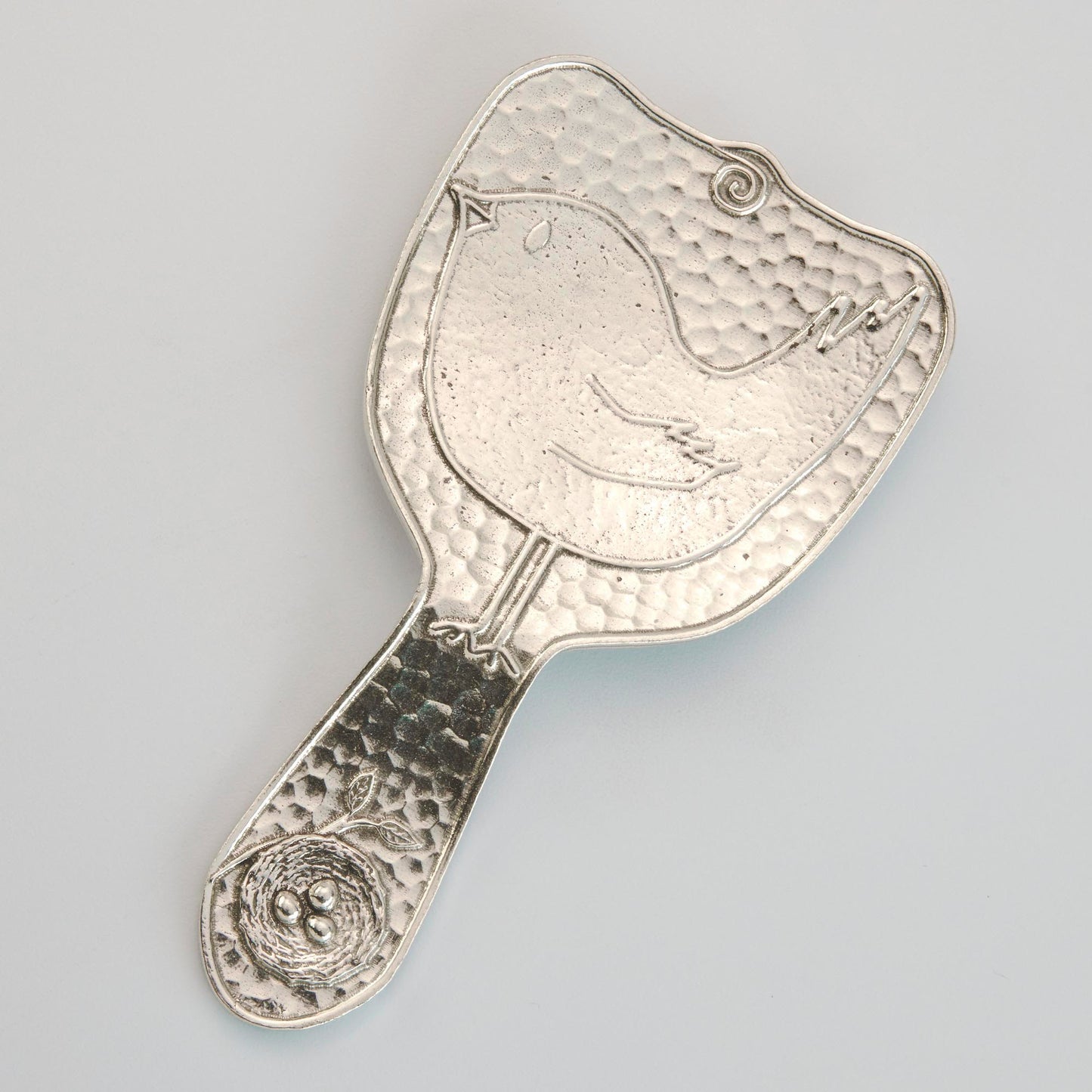 Crosby & Taylor Bird American Handmade Pewter Spoon Rest