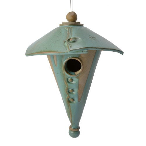 Anthony Stoneware Pine Cone Bird House - The Barrington Garage