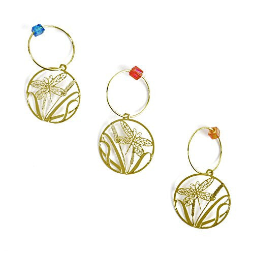 The Elegant Knitter Dragonfly Knitting Needle Charms, Set of 3 - The Barrington Garage