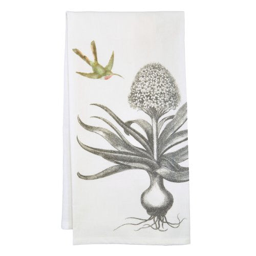 Montgomery Street Hyacinth and Hummingbird Cotton Flour Sack Dish Towel - The Barrington Garage